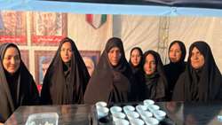  دومین‌شب میزبانی بانوان در هفدهمین روز از جنگ‌رمضان؛ ادامه خدمت‌رسانی موکب شهدای جهاد کشاورزی جنوب کرمان
